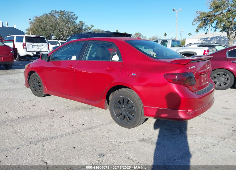 2009 TOYOTA COROLLA S VIN: 1NXBU40E19Z126272