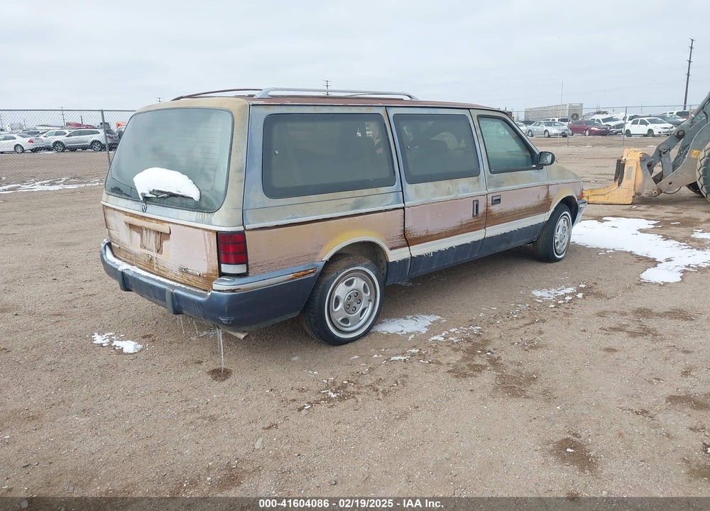 1991 DODGE GRAND CARAVAN LE VIN: 1B4GK54R4MX558183