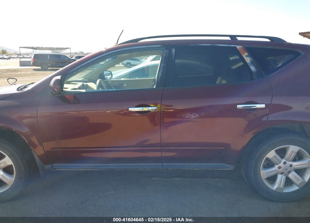 2007 NISSAN MURANO SL/SE/S VIN: JN8AZ08W37W626009