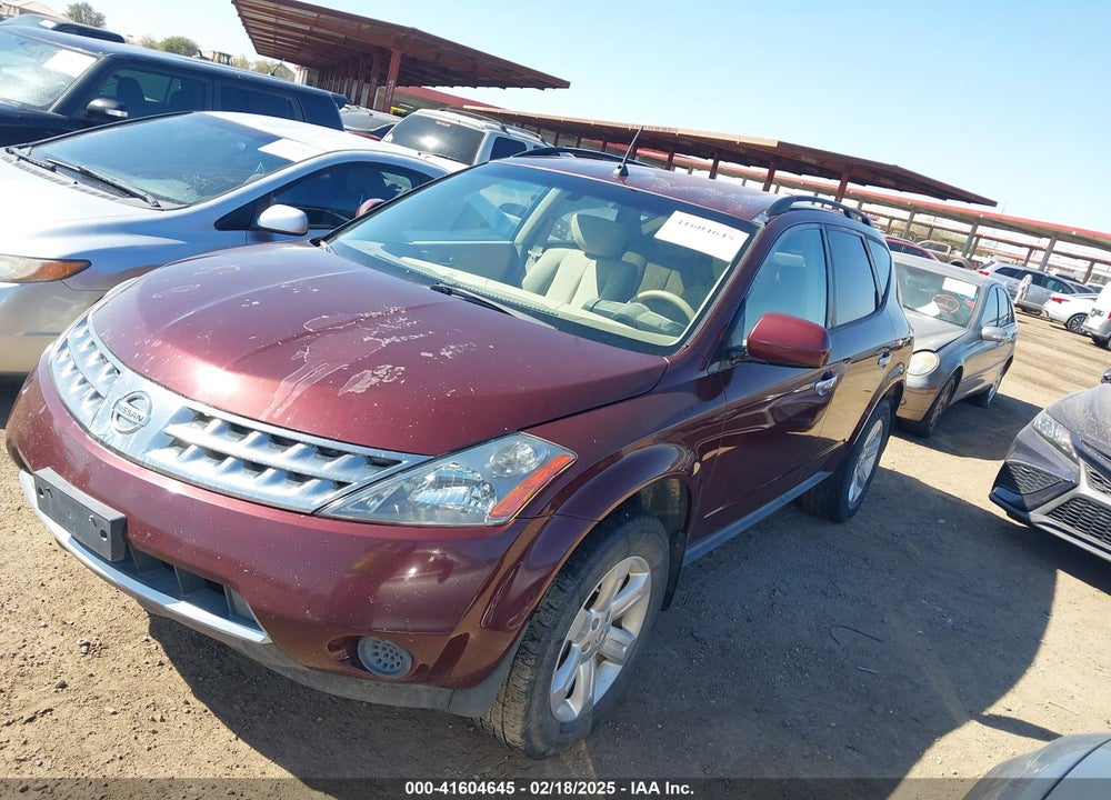 2007 NISSAN MURANO SL/SE/S VIN: JN8AZ08W37W626009