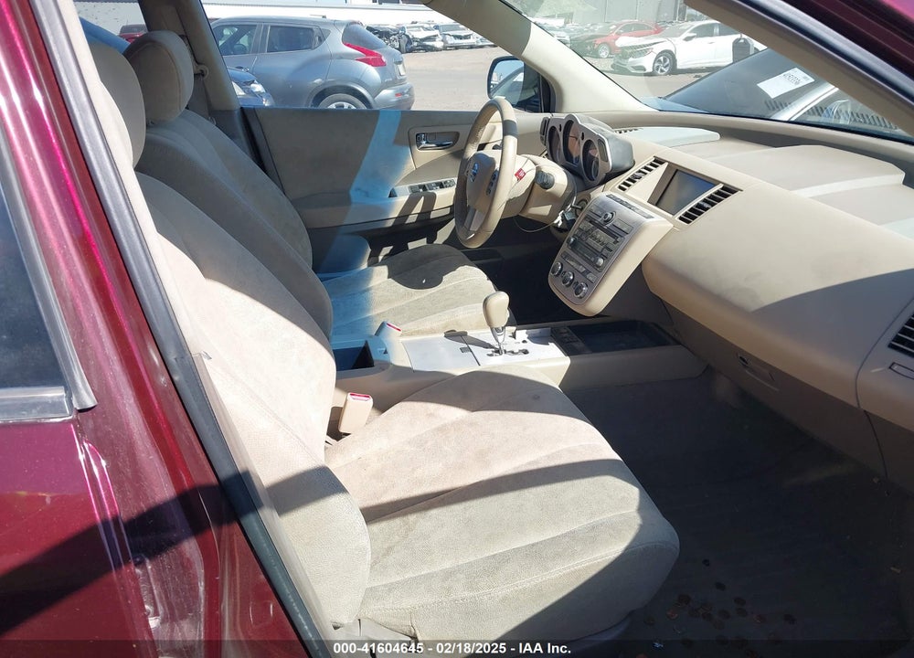 2007 NISSAN MURANO SL/SE/S VIN: JN8AZ08W37W626009