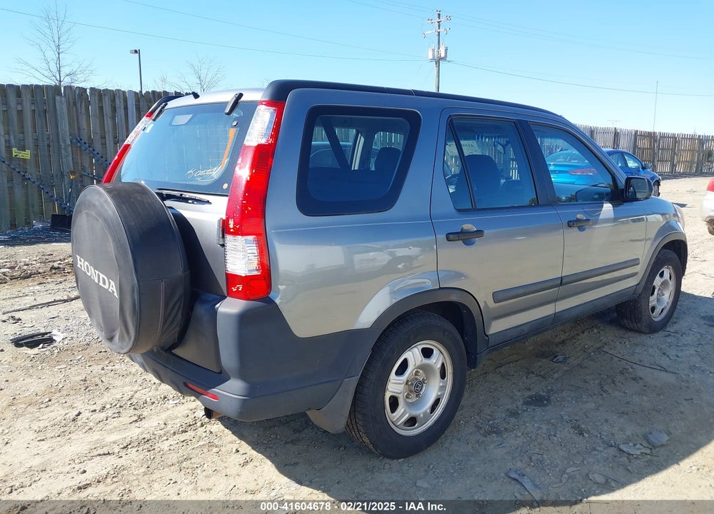 2006 HONDA CR-V LX VIN: SHSRD68566U403613