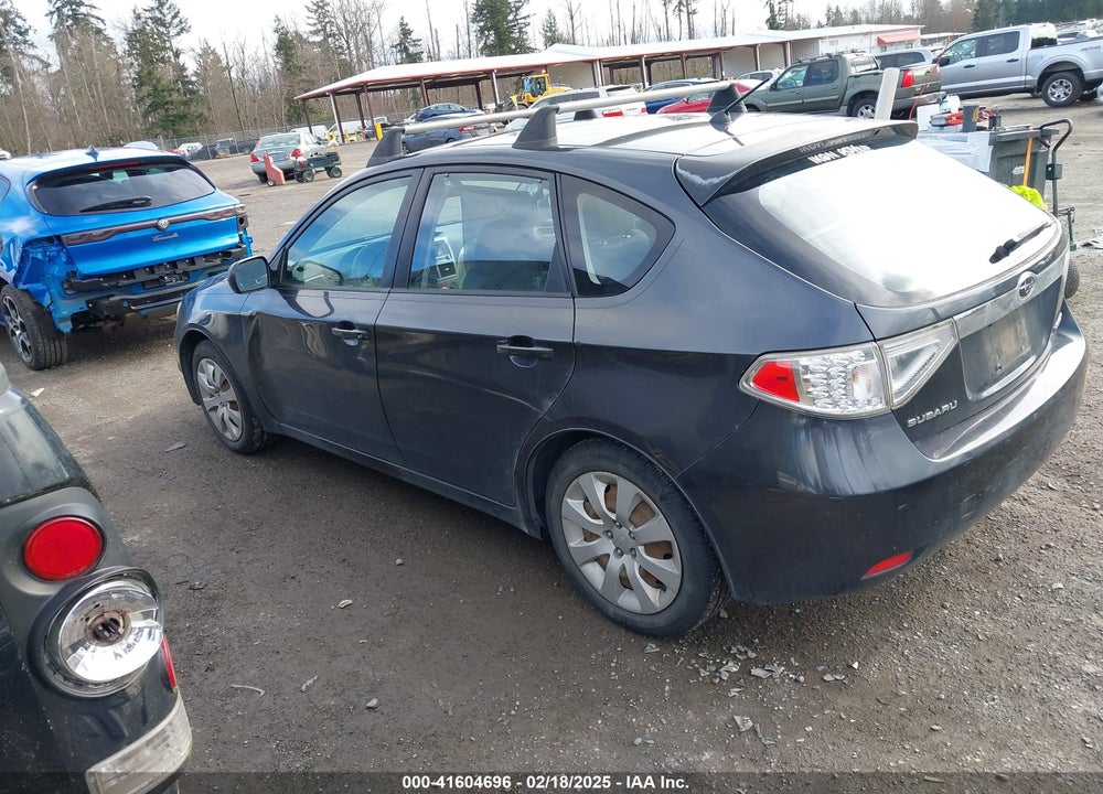 2009 SUBARU IMPREZA 2.5I VIN: JF1GH61699G810525