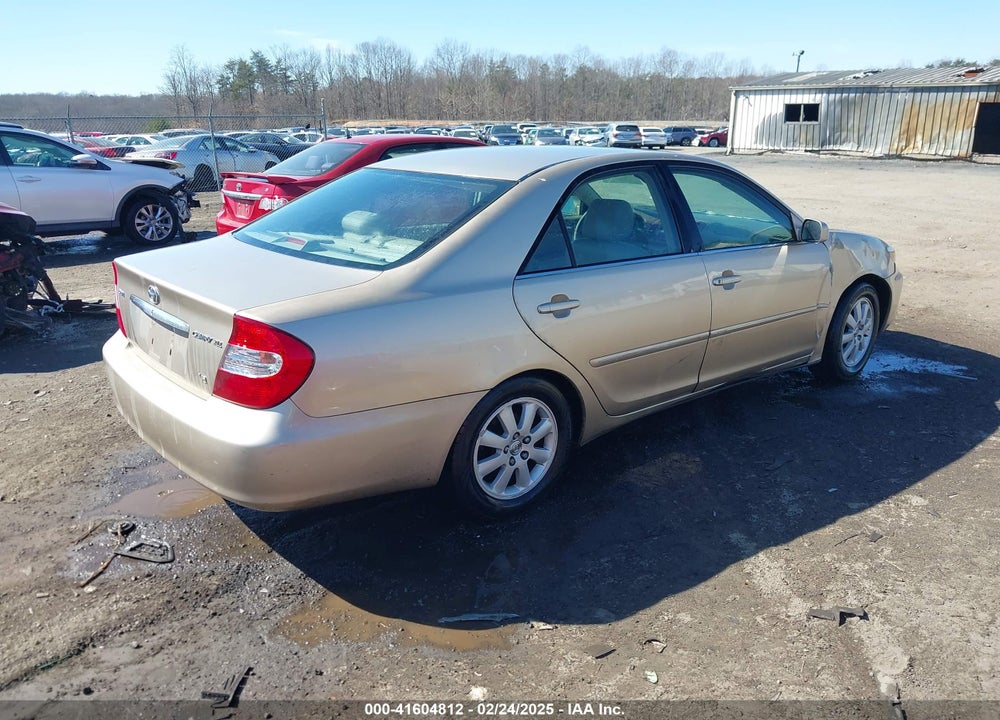 2002 TOYOTA CAMRY XLE V6 VIN: 4T1BF30K72U525994