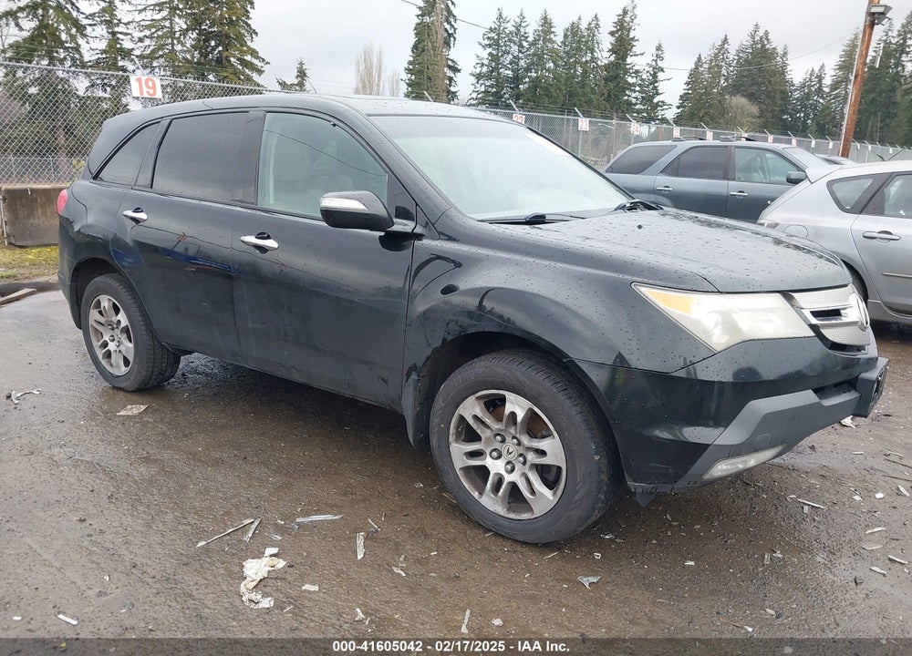 2007 ACURA MDX TECHNOLOGY PACKAGE VIN: 2HNYD28397H511255