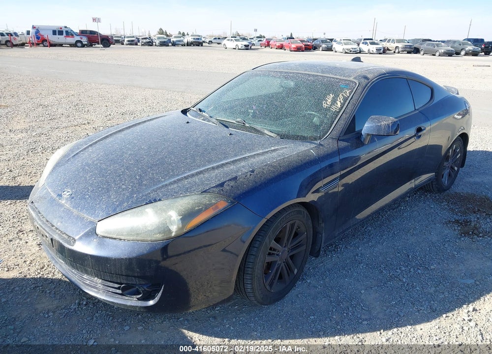 2008 HYUNDAI TIBURON GS VIN: KMHHM66D68U279989