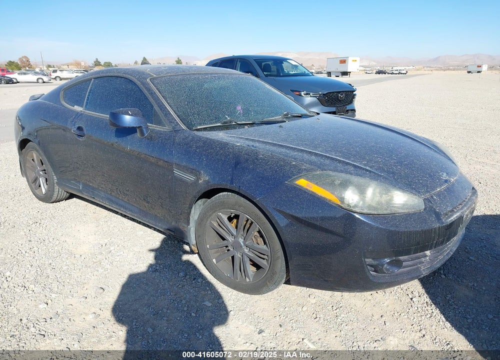 2008 HYUNDAI TIBURON GS VIN: KMHHM66D68U279989
