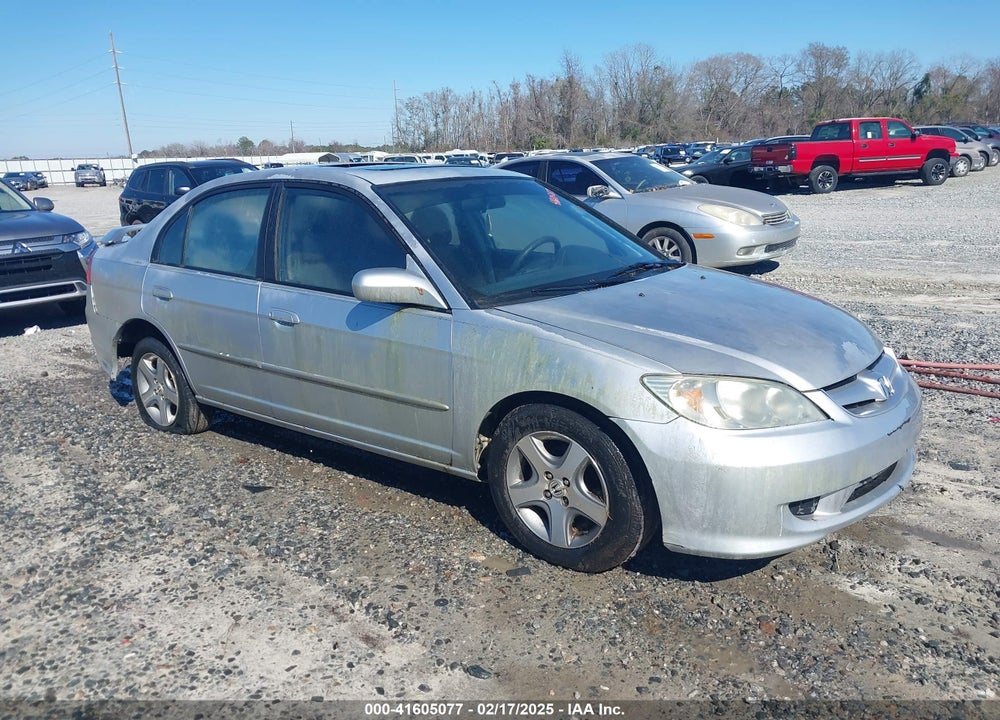 2004 HONDA CIVIC VIN: 2HGES26774H625787