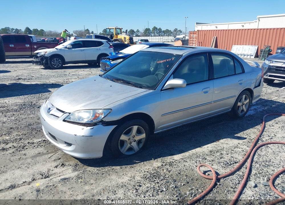 2004 HONDA CIVIC VIN: 2HGES26774H625787