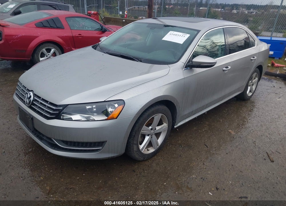 2012 VOLKSWAGEN PASSAT 2.0L TDI SE VIN: 1VWBN7A32CC102556