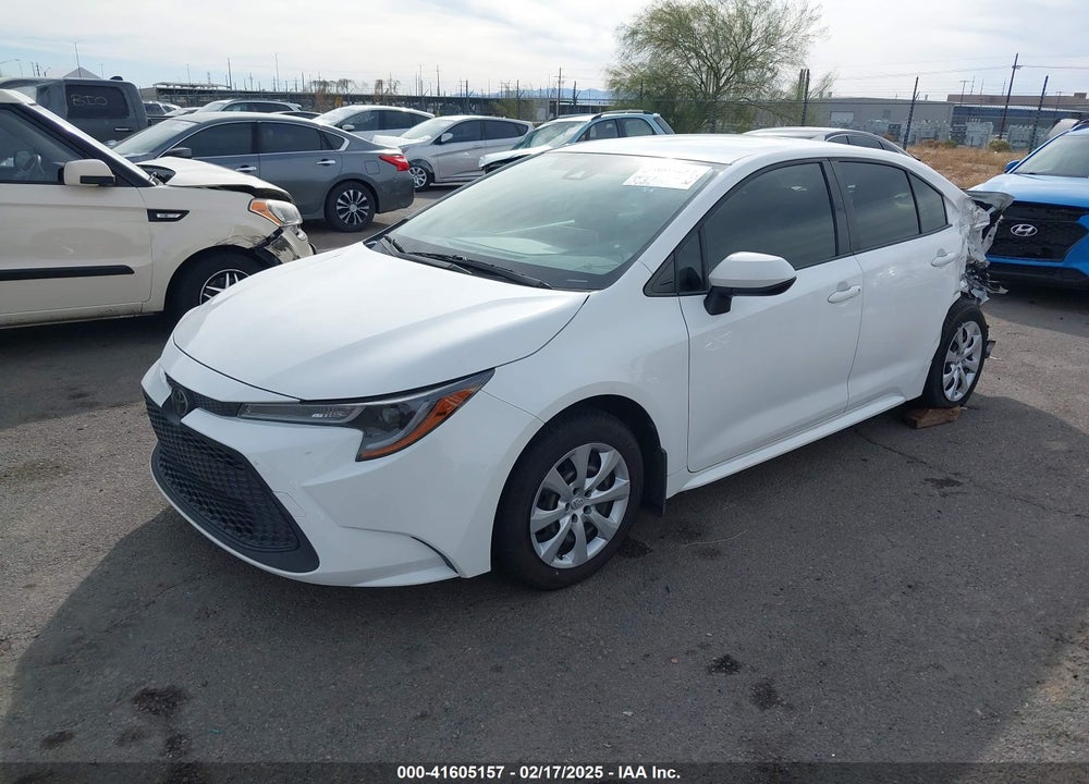 2020 TOYOTA COROLLA LE VIN: JTDEPRAE1LJ049612