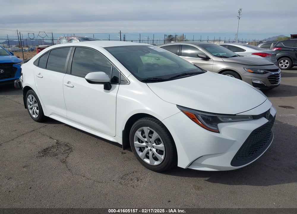 2020 TOYOTA COROLLA LE VIN: JTDEPRAE1LJ049612