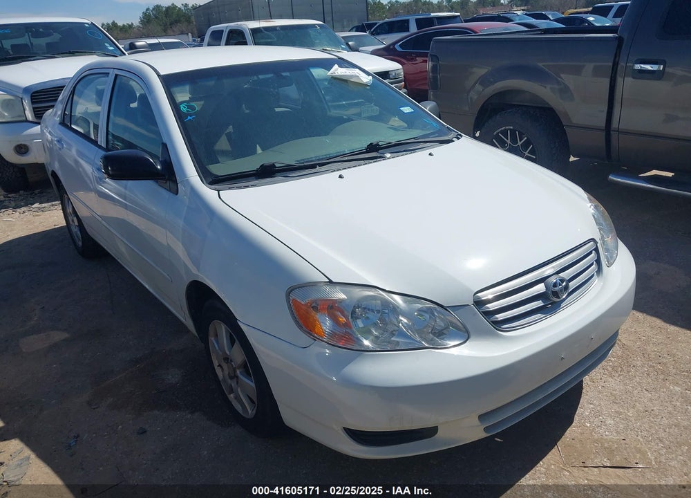 2003 TOYOTA COROLLA CE VIN: JTDBR32EX30002397