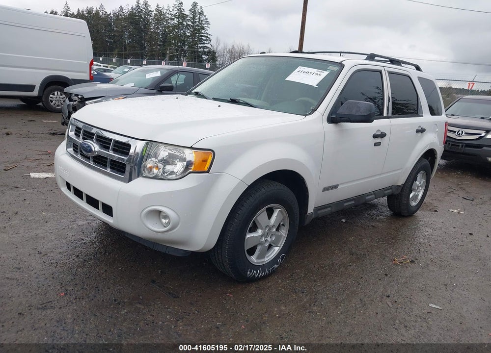 2008 FORD ESCAPE XLT VIN: 1FMCU03Z48KA25037