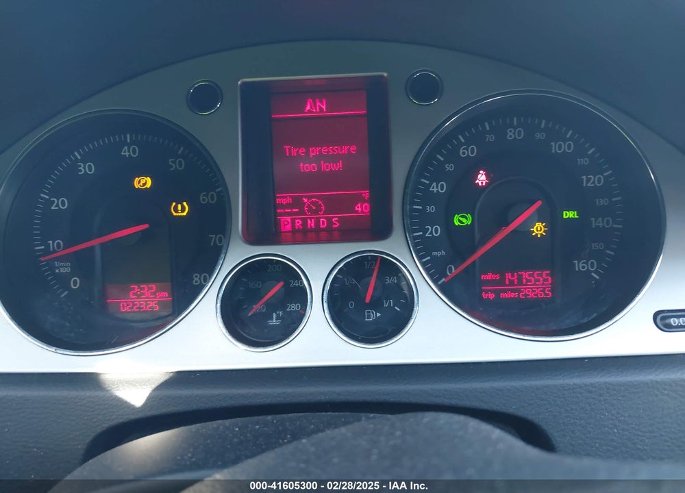 2009 VOLKSWAGEN PASSAT KOMFORT VIN: WVWXK73C59E047080