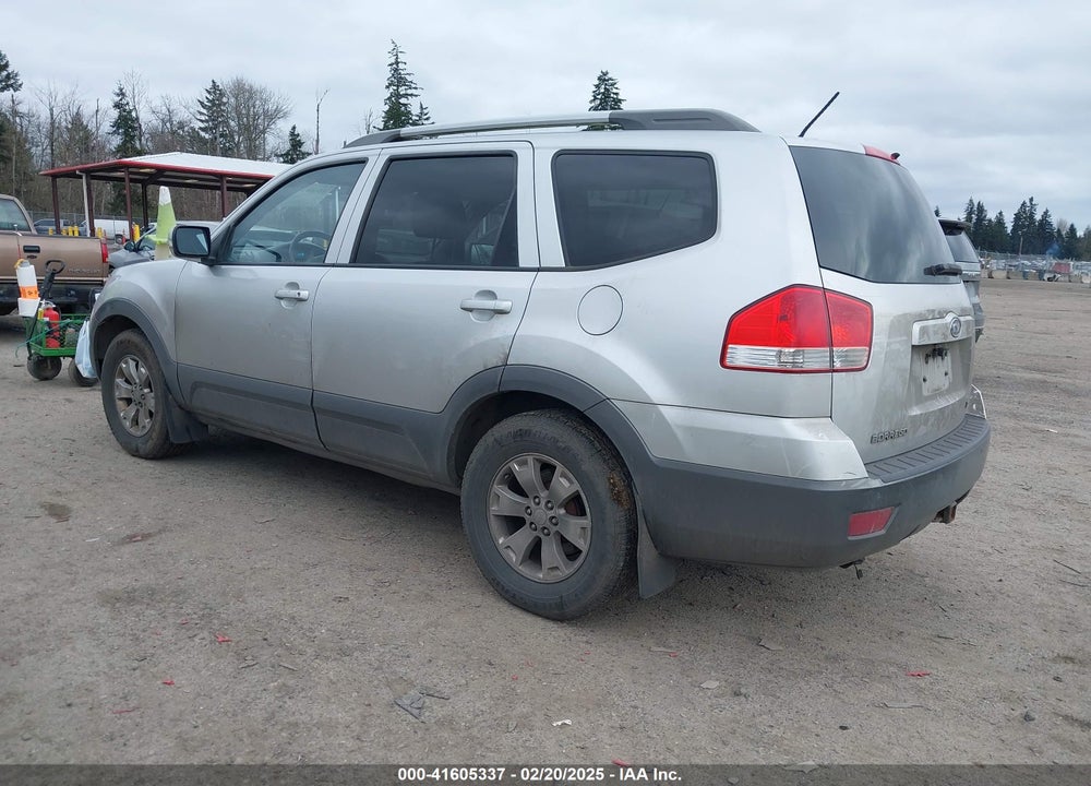 2009 KIA BORREGO EX V6 VIN: KNDJH741395015651