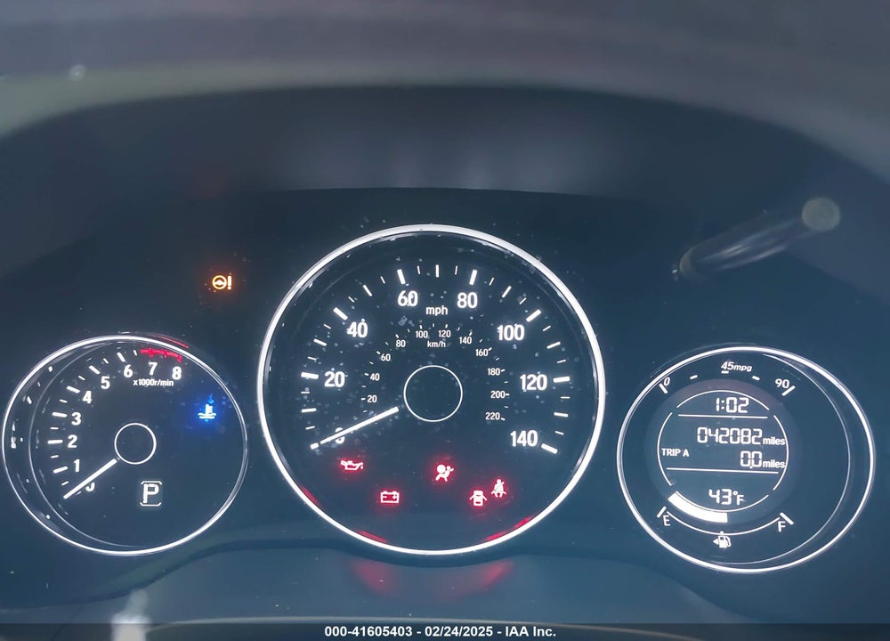 2019 HONDA HR-V LX VIN: 3CZRU6H31KM707700
