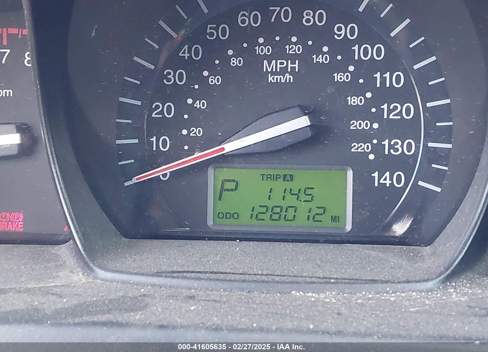2008 KIA SPECTRA VIN: KNAFE121985554463