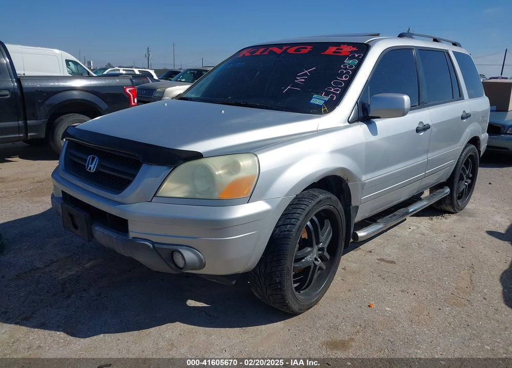 2005 HONDA PILOT VIN: 5FNYF18535B063853
