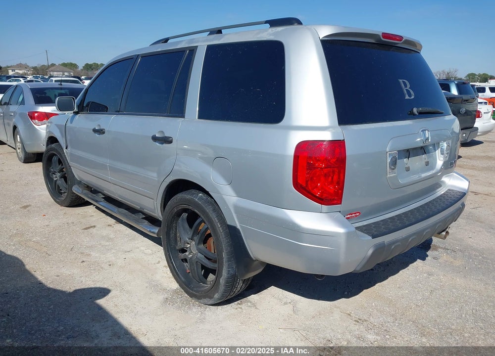 2005 HONDA PILOT VIN: 5FNYF18535B063853