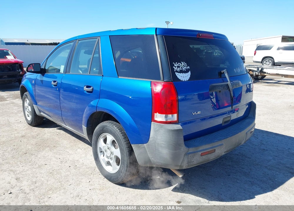 2003 SATURN VUE 4 CYL VIN: 5GZCZ33D03S884810