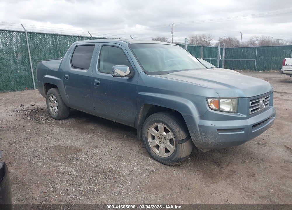 2008 HONDA RIDGELINE RTL VIN: 2HJYK16558H507128