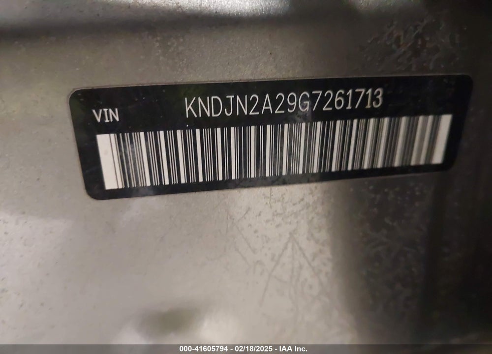2016 KIA SOUL VIN: KNDJN2A29G7261713