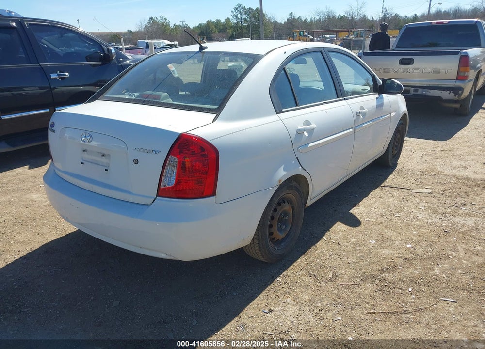 2007 HYUNDAI ACCENT VIN: KMHCN46C17U115468