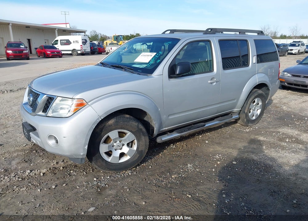 2012 NISSAN PATHFINDER S VIN: 5N1AR1NNXCC626223