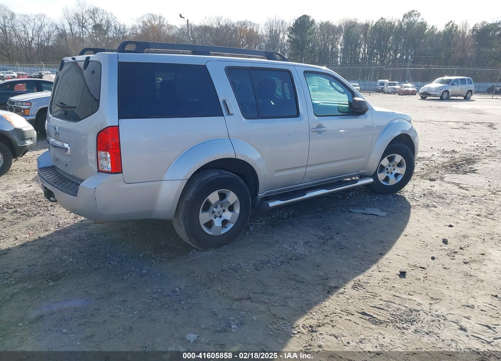 2012 NISSAN PATHFINDER S VIN: 5N1AR1NNXCC626223