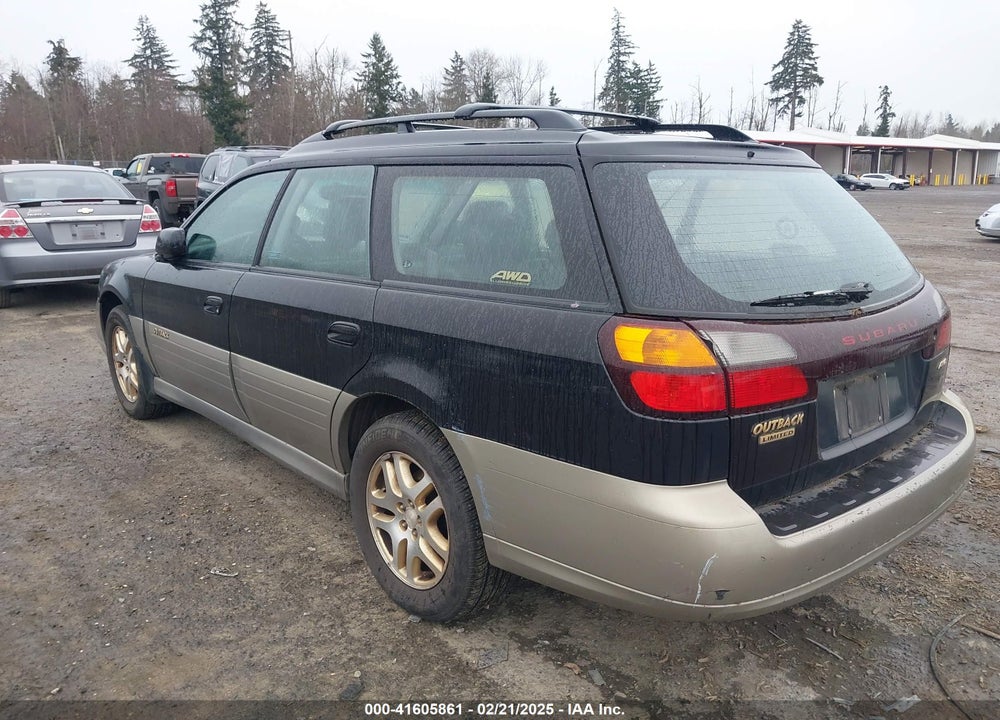 2001 SUBARU OUTBACK LIMITED VIN: 4S3BH686617604450