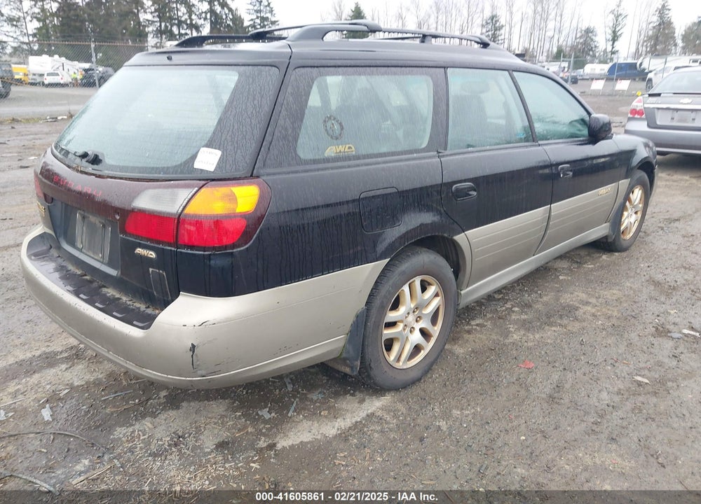 2001 SUBARU OUTBACK LIMITED VIN: 4S3BH686617604450