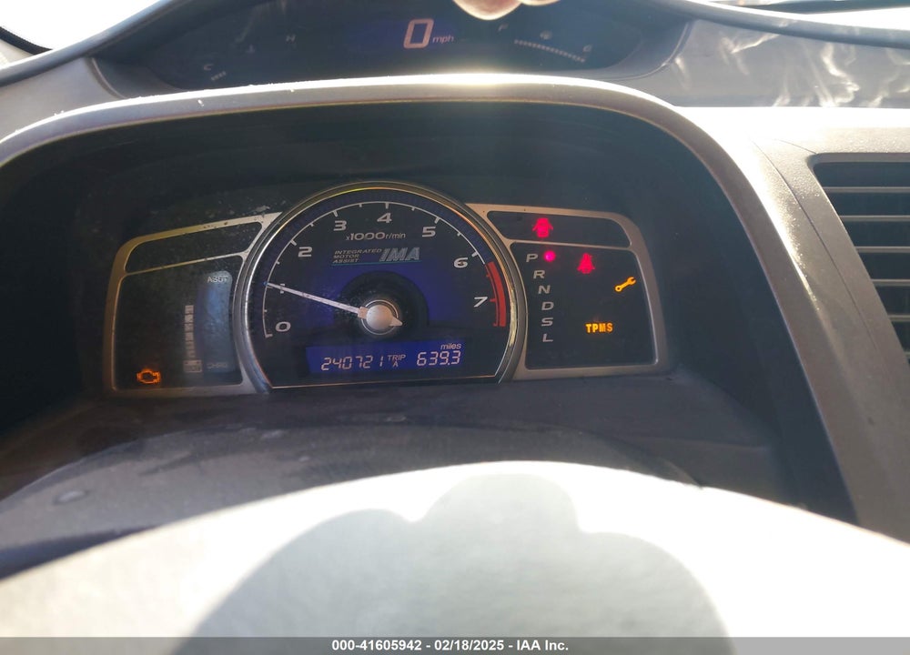 2009 HONDA CIVIC HYBRID VIN: JHMFA36219S000266