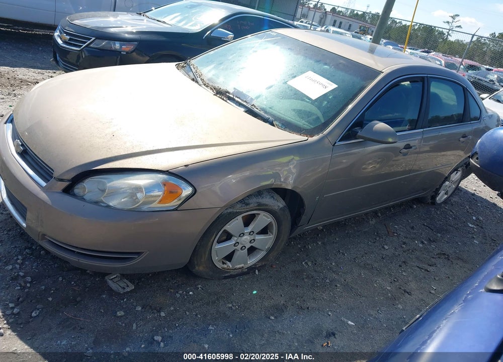2007 CHEVROLET IMPALA VIN: 2G1WT58K879117113