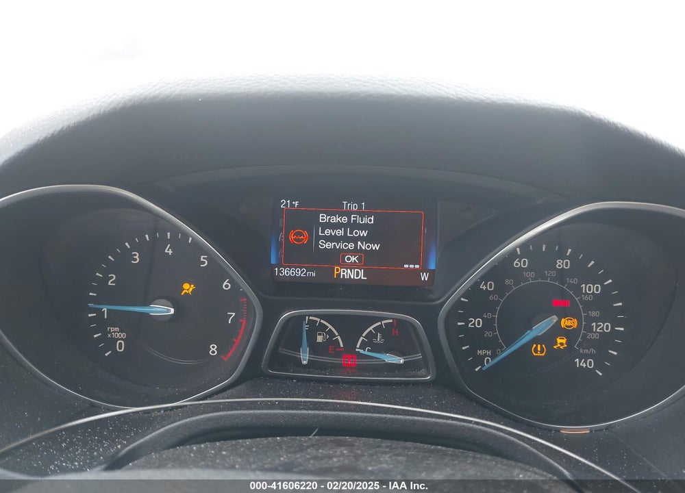 2016 FORD FOCUS VIN: 1FADP3K26GL276694