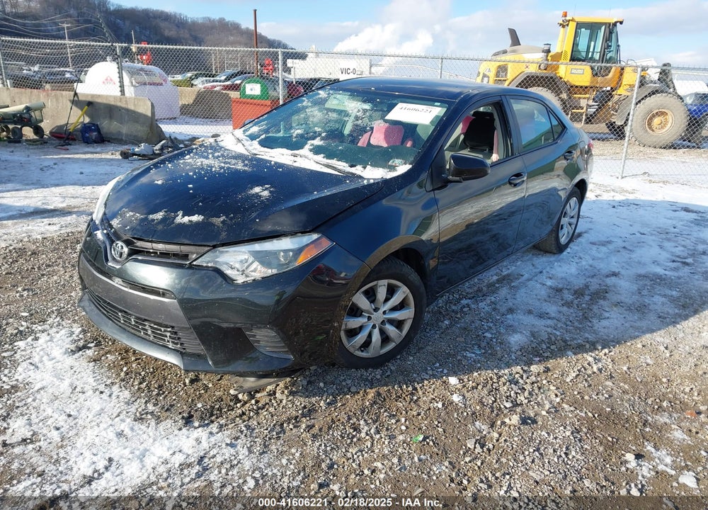 2016 TOYOTA COROLLA LE VIN: 2T1BURHE0GC655227