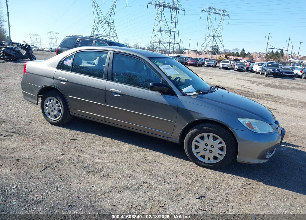 2005 HONDA CIVIC LX VIN: 2HGES16565H510527