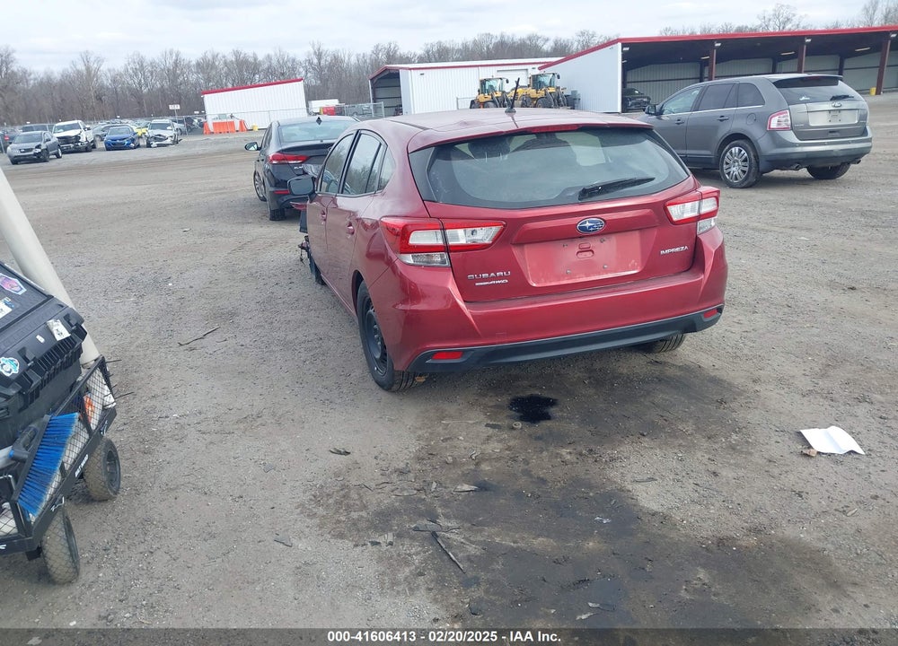 2019 SUBARU IMPREZA VIN: 4S3GTAA63K3722238