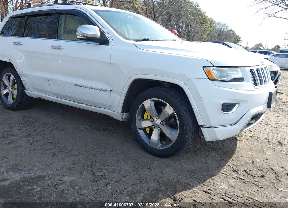 2016 JEEP GRAND CHEROKEE OVERLAND VIN: 1C4RJFCTXGC312476