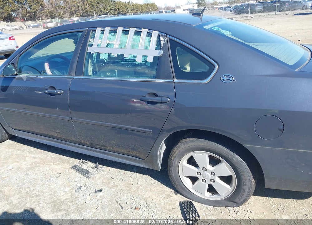 2009 CHEVROLET IMPALA LT VIN: 2G1WT57K991279206