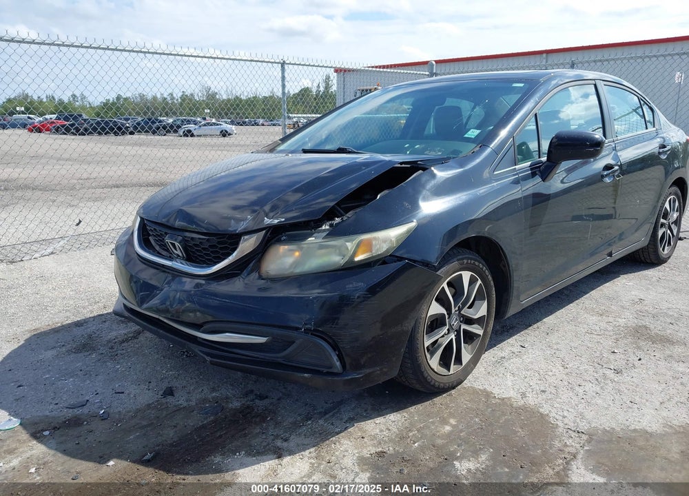 2014 HONDA CIVIC VIN: 2HGFB2F87EH516020