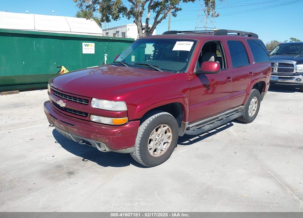 2003 CHEVROLET TAHOE Z71 VIN: 1GNEK13Z83R223068