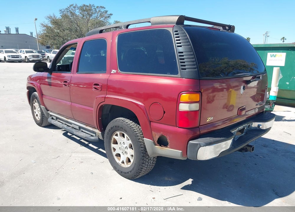 2003 CHEVROLET TAHOE Z71 VIN: 1GNEK13Z83R223068