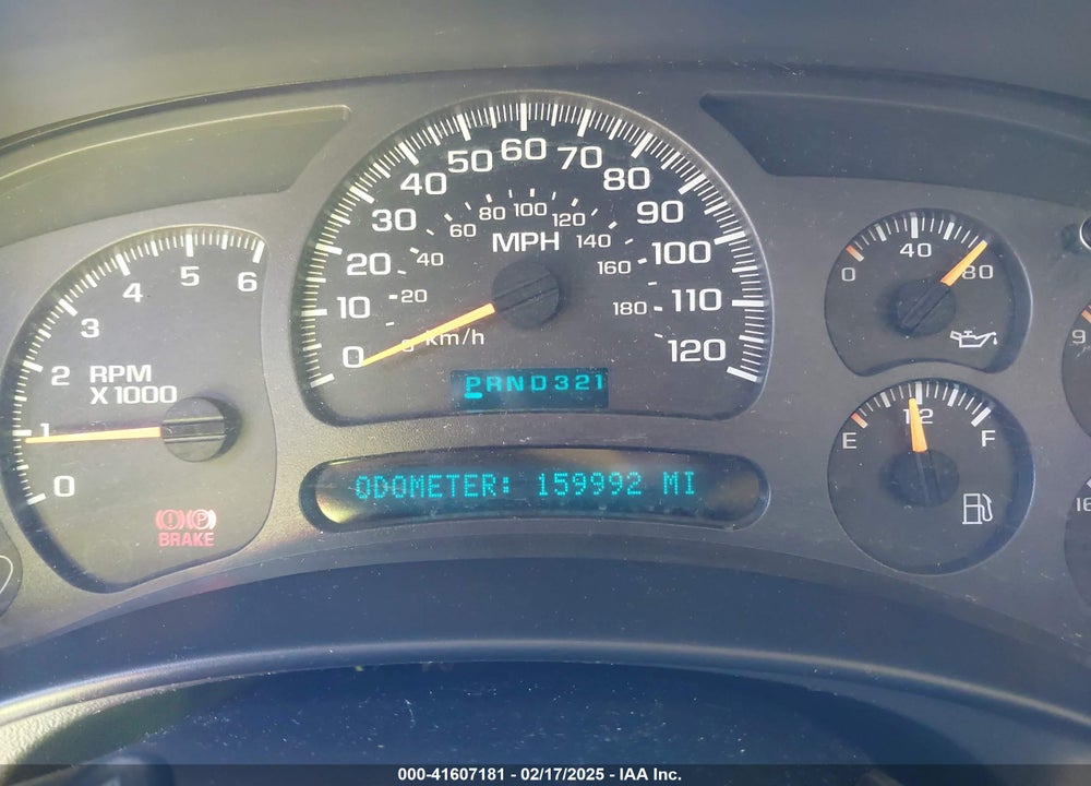 2003 CHEVROLET TAHOE Z71 VIN: 1GNEK13Z83R223068