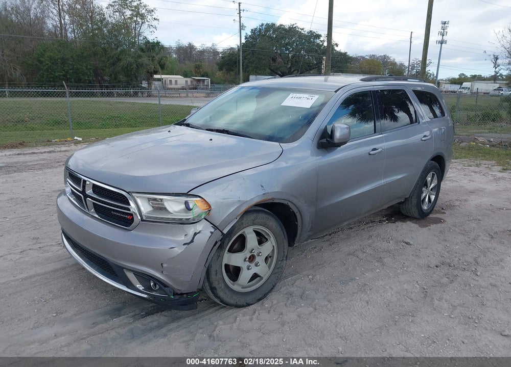 2016 DODGE DURANGO LIMITED VIN: 1C4RDHDG6GC361064