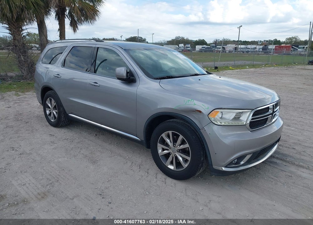 2016 DODGE DURANGO LIMITED VIN: 1C4RDHDG6GC361064