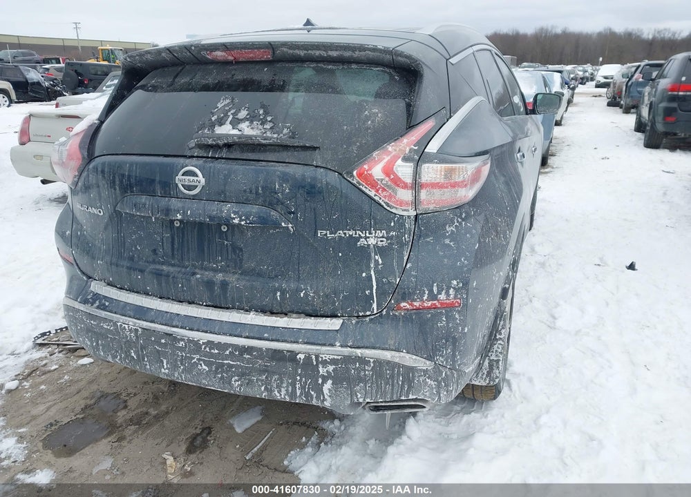 2015 NISSAN MURANO VIN: 5N1AZ2MH0FN230179