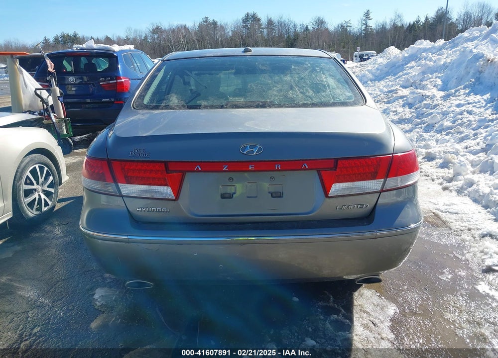 2008 HYUNDAI AZERA VIN: KMHFC46F48A318466