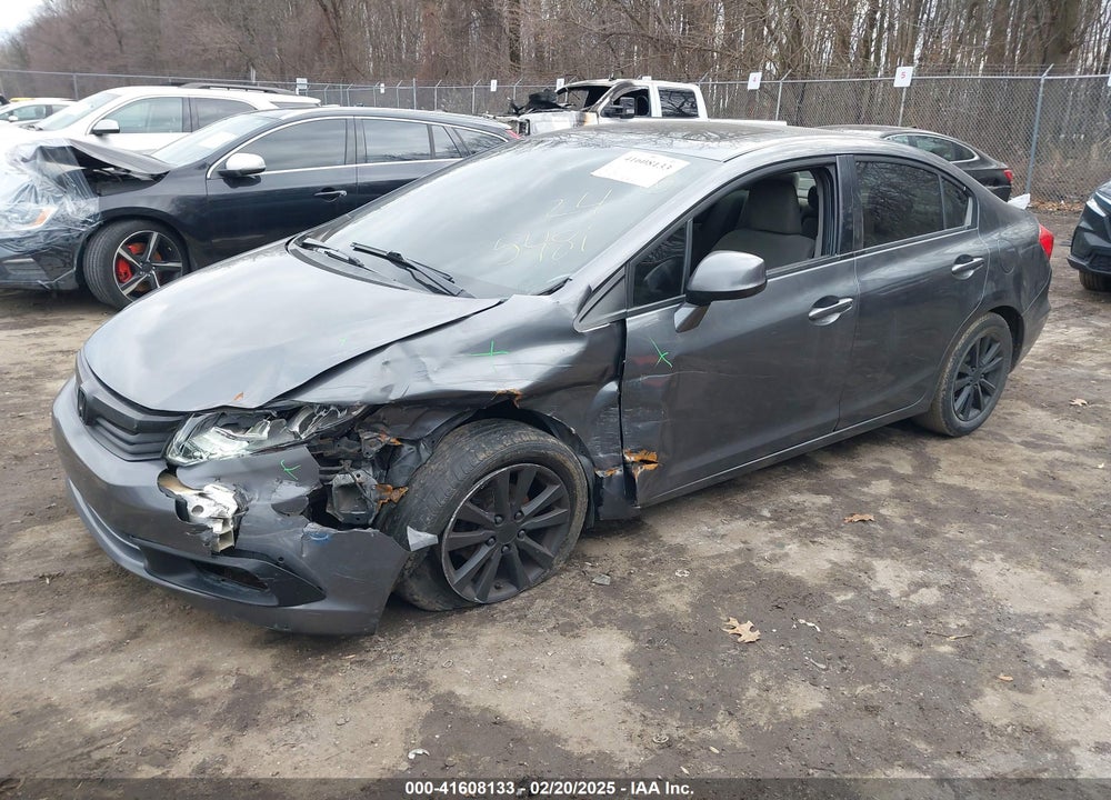 2012 HONDA CIVIC VIN: 19XFB2F87CE319629