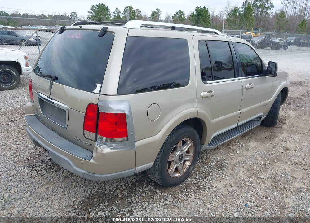 2004 LINCOLN AVIATOR VIN: 5LMEU68HX4ZJ29641
